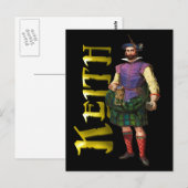 Clan Keith Highland Dream Postkarte (Vorne/Hinten)