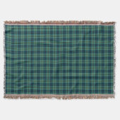 Clan Keith Light Green Ancient Scottish Tartan Decke (Vorderseite)