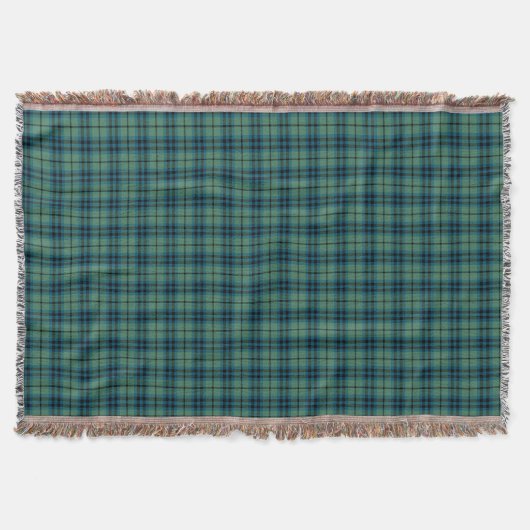 Clan Keith Light Green Ancient Scottish Tartan Decke (Vorderseite)