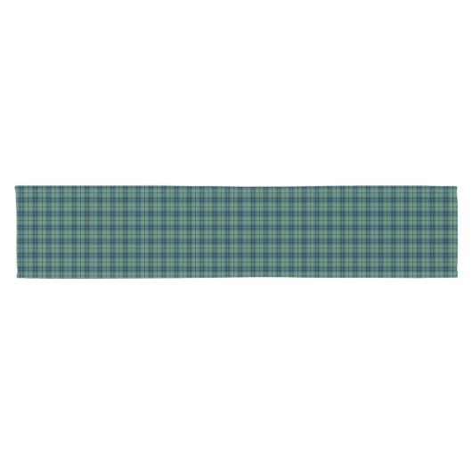 Clan Keith Light Green Ancient Scottish Tartan Kurzer Tischläufer (Horizontal)