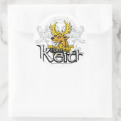 Clan Keith Runder Aufkleber (Tasche)