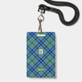 Clan Keith Tartan Abzeichen Ausweis (Vorderseite mit Lanyard)