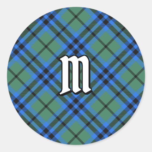 Clan Keith Tartan Classic Round Sticker (Vorderseite)