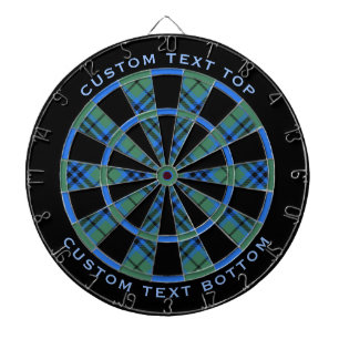 Clan Keith Tartan Dart Board Dartscheibe