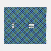 Clan Keith Tartan Fleece Blanket (Vorderseite (Horizontal))