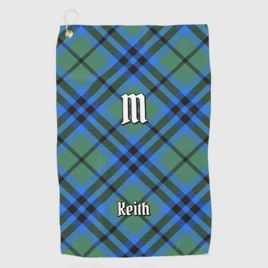 Clan Keith Tartan Golf Towel Golfhandtuch (Vorderseite)