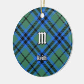 Clan Keith Tartan Keramik Ornament (Links)