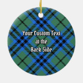 Clan Keith Tartan Keramik Ornament (Hinten)