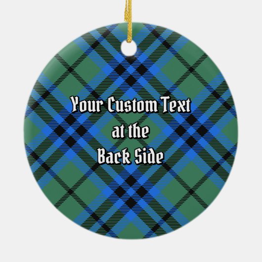 Clan Keith Tartan Keramik Ornament (Hinten)