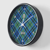 Clan Keith Tartan Large Clock Uhr (Winkel)