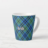 Clan Keith Tartan Latte Tasse (Rechte Ecke)