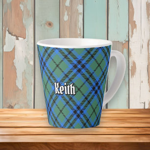 Clan Keith Tartan Latte Tasse