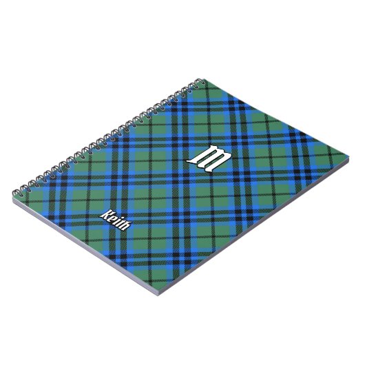 Clan Keith Tartan Notebook Notizblock (Linke Seite)