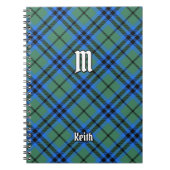 Clan Keith Tartan Notebook Notizblock (Vorderseite)