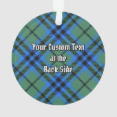 Clan Keith Tartan Ornament (Rückseite)