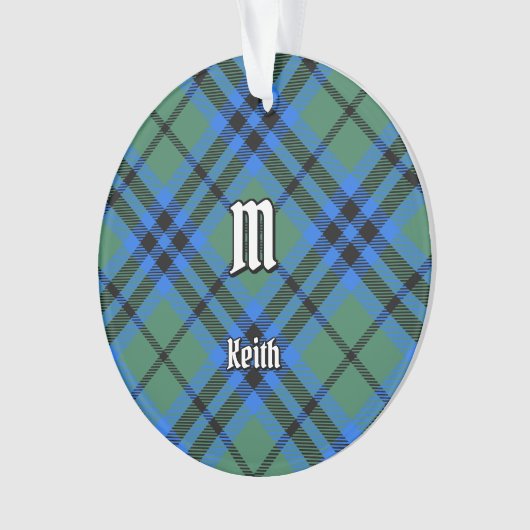 Clan Keith Tartan Ornament (Vorderseite)