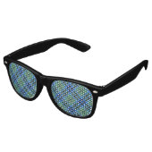 Clan Keith Tartan Retro Sonnenbrille (Schrägansicht)