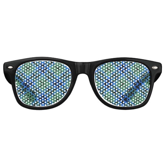 Clan Keith Tartan Retro Sonnenbrille (Vorderseite)