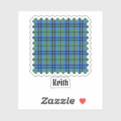 Clan Keith Tartan Sticker (Blatt)