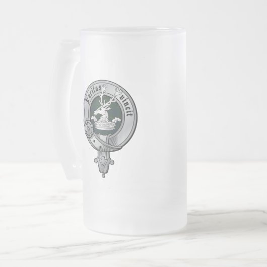 Clan-Keith-Tasse Mattglas Bierglas (Vorderseite Links)