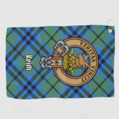 Clan Keith Wappen Golfhandtuch (Horizontal)