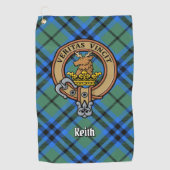 Clan Keith Wappen Golfhandtuch (Vorderseite)