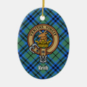 Clan Keith Wappen Keramik Ornament (Vorne)
