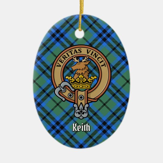 Clan Keith Wappen Keramik Ornament (Vorne)