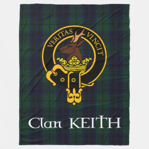 Clan-Keith-Wappen-moderne Fleece-Decke Fleecedecke