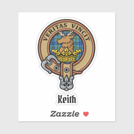 Clan Keith Wappen Sticker (Blatt)