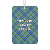 Clan Keith Wappen über Tartan Autolufterfrischer (Rückseite)