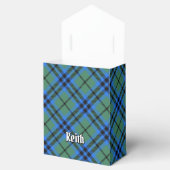 Clan Keith Wappen über Tartan Gevor Box Geschenkschachtel (Geöffnet)