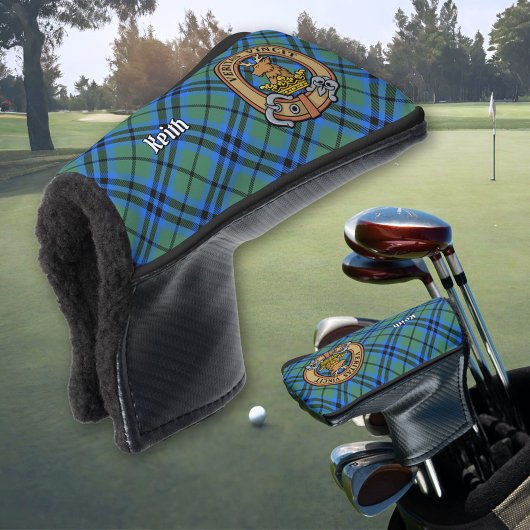 Clan Keith Wappen über Tartan Golf Headcover