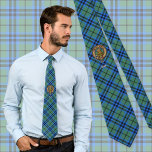 Clan Keith Wappen über Tartan Krawatte<br><div class="desc">Clan Keith Wappen Abzeichen umgeben von einem Gurt und Schnalle über dem Hintergrund tartan. Benutzerdefinierter Text.</div>