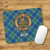Clan Keith Wappen über Tartan Mousepad