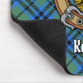 Clan Keith Wappen über Tartan Mousepad (Ecke)