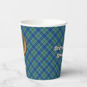 Clan Keith Wappen über Tartan Paper Cups Pappbecher (Links)