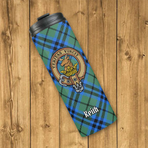 Clan Keith Wappen über Tartan Thermosbecher