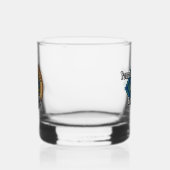 Clan Keith Wappen über Tartan Whiskyglas (Links)