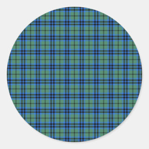 Clan-KeithTartan Runder Aufkleber