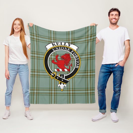 Clan Kelly Tartan Kariert Fleecedecke (Beispiel)