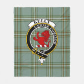 Clan Kelly Tartan Kariert Fleecedecke (Vorderseite)