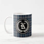 Clan Kennedy Ancient Tartan Monogram Kaffeetasse (Links)