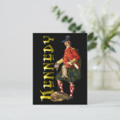 Clan Kennedy Highland Dream Postkarte (Stehend Vorderseite)