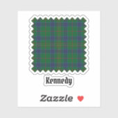 Clan Kennedy Tartan Aufkleber (Blatt)