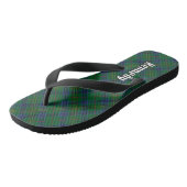 Clan Kennedy Tartan Badesandalen (Schrägansicht)