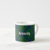 Clan Kennedy Tartan Espressotasse (Vorderseite Rechts)