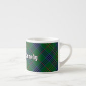 Clan Kennedy Tartan Espressotasse (Rechts)