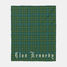 Clan Kennedy Tartan Fleece Blanket