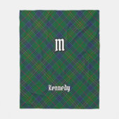 Clan Kennedy Tartan Fleecedecke (Vorderseite)